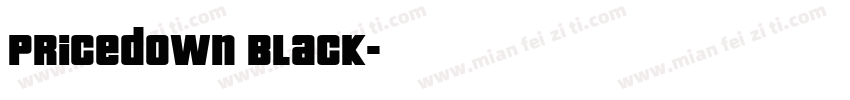 Pricedown Black字体转换